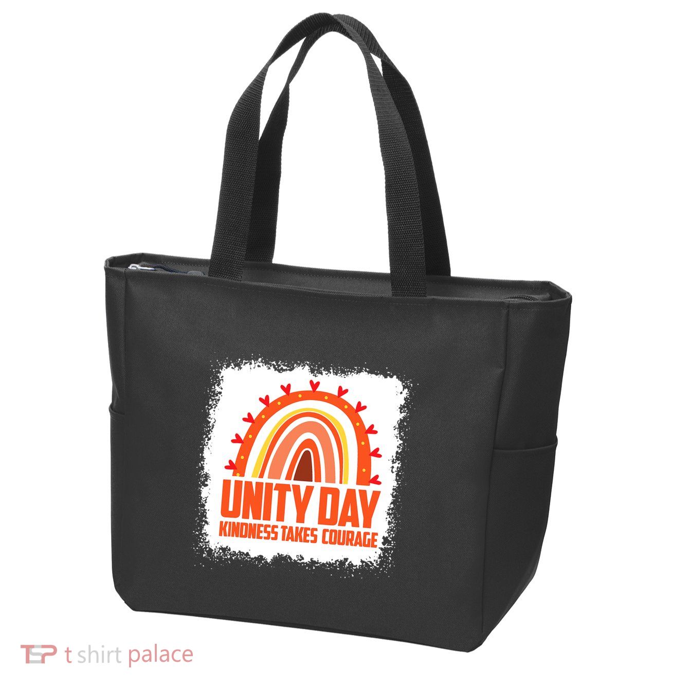 Unity Day Orange Kindness Takes Courage Unity Day Kids Zip Tote Bag