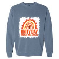 Unity Day Orange Kindness Takes Courage Unity Day Kids Garment-Dyed Sweatshirt