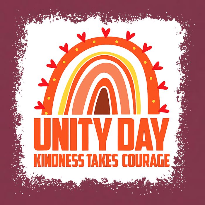 Unity Day Orange Kindness Takes Courage Unity Day Kids 16oz Travel Tumbler