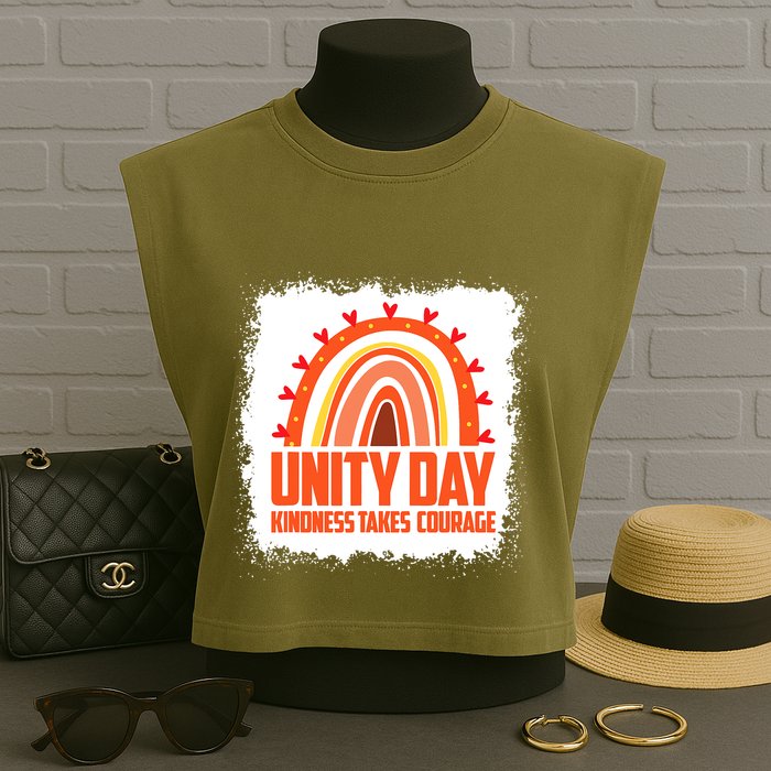 Unity Day Orange Kindness Takes Courage Unity Day Kids Garment-Dyed Women's Muscle Tee