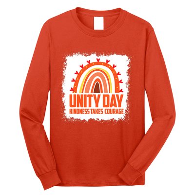 Unity Day Orange Kindness Takes Courage Unity Day Kids Long Sleeve Shirt