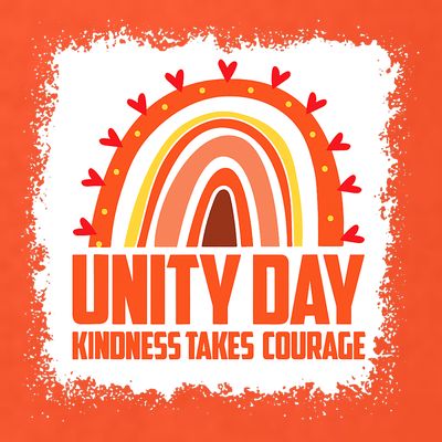 Unity Day Orange Kindness Takes Courage Unity Day Kids T-Shirt