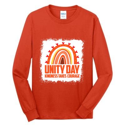Unity Day Orange Kindness Takes Courage Unity Day Kids Tall Long Sleeve T-Shirt