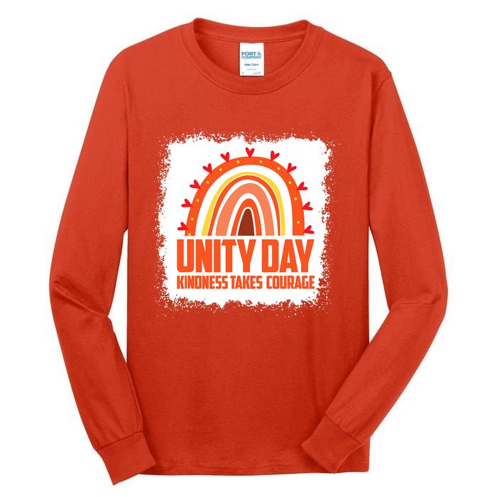 Unity Day Orange Kindness Takes Courage Unity Day Kids Tall Long Sleeve T-Shirt