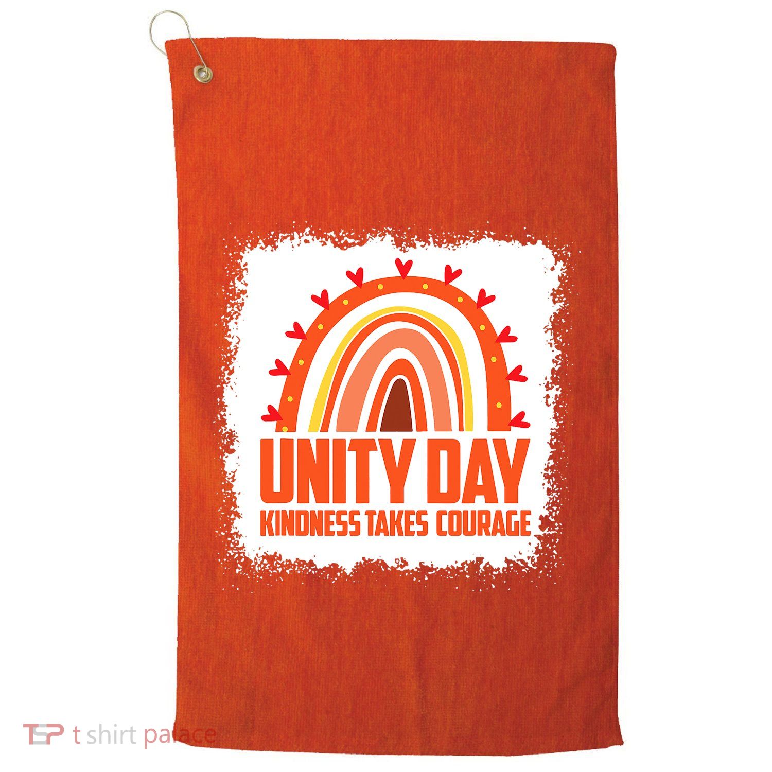 Unity Day Orange Kindness Takes Courage Unity Day Kids Golf Towel