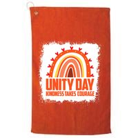 Unity Day Orange Kindness Takes Courage Unity Day Kids Golf Towel