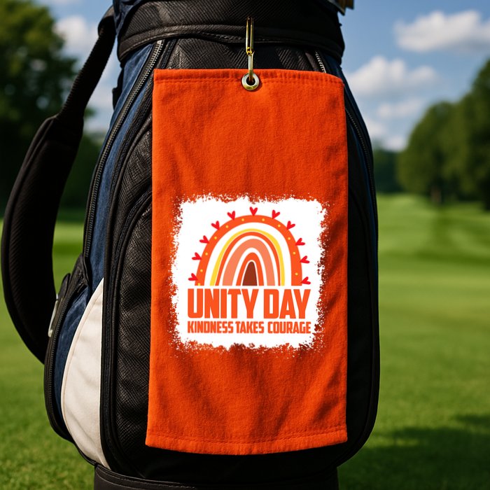 Unity Day Orange Kindness Takes Courage Unity Day Kids Golf Towel