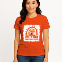 Unity Day Orange Kindness Takes Courage Unity Day Kids Womens T-Shirt