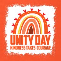Unity Day Orange Kindness Takes Courage Unity Day Kids Womens T-Shirt