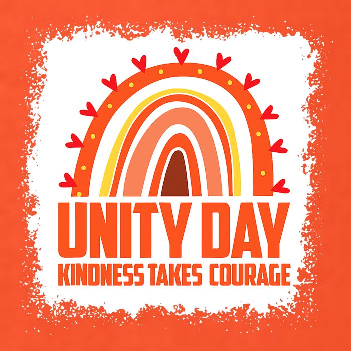 Unity Day Orange Kindness Takes Courage Unity Day Kids Womens T-Shirt