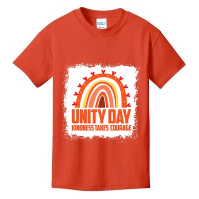 Unity Day Orange Kindness Takes Courage Unity Day Kids Kids T-Shirt