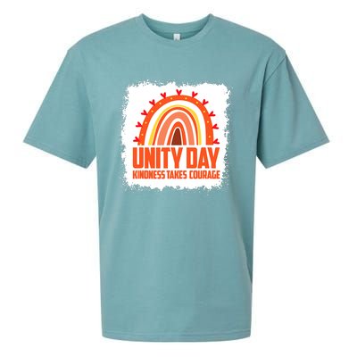 Unity Day Orange Kindness Takes Courage Unity Day Kids Sueded Cloud Jersey T-Shirt