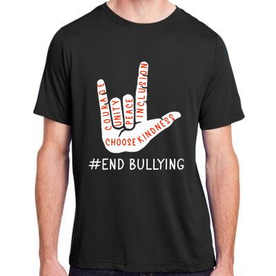 Unity Day Orange Anti Bullying Love Peace Inclusion Teachers Adult ChromaSoft Performance T-Shirt