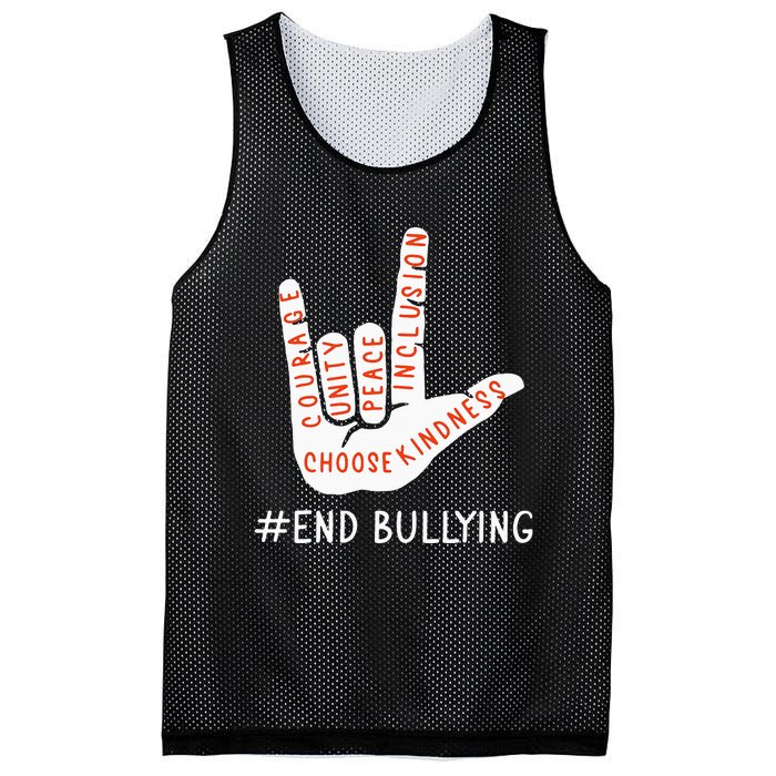 Unity Day Orange Anti Bullying Love Peace Inclusion Teachers Mesh Reversible Basketball Jersey Tank