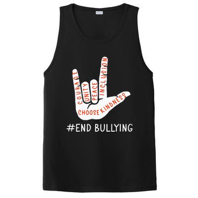 Unity Day Orange Anti Bullying Love Peace Inclusion Teachers PosiCharge Competitor Tank