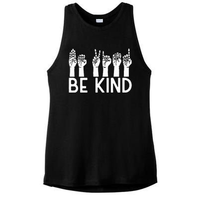 Unity Day Orange Be kind End Bullying For Man Ladies PosiCharge Tri-Blend Wicking Tank