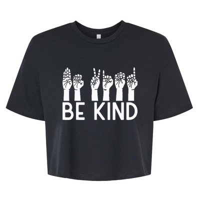 Unity Day Orange Be kind End Bullying For Man Bella+Canvas Jersey Crop Tee