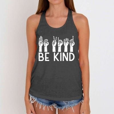 Unity Day Orange Be kind End Bullying For Man Women's Knotted Racerback Tank