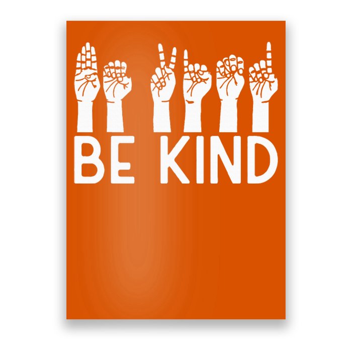 Unity Day Orange Be kind End Bullying For Man Poster