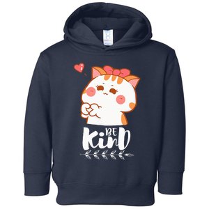 Unity Day Orange Cat Be Kind Anti Bullying Gift And Be kind Toddler Hoodie