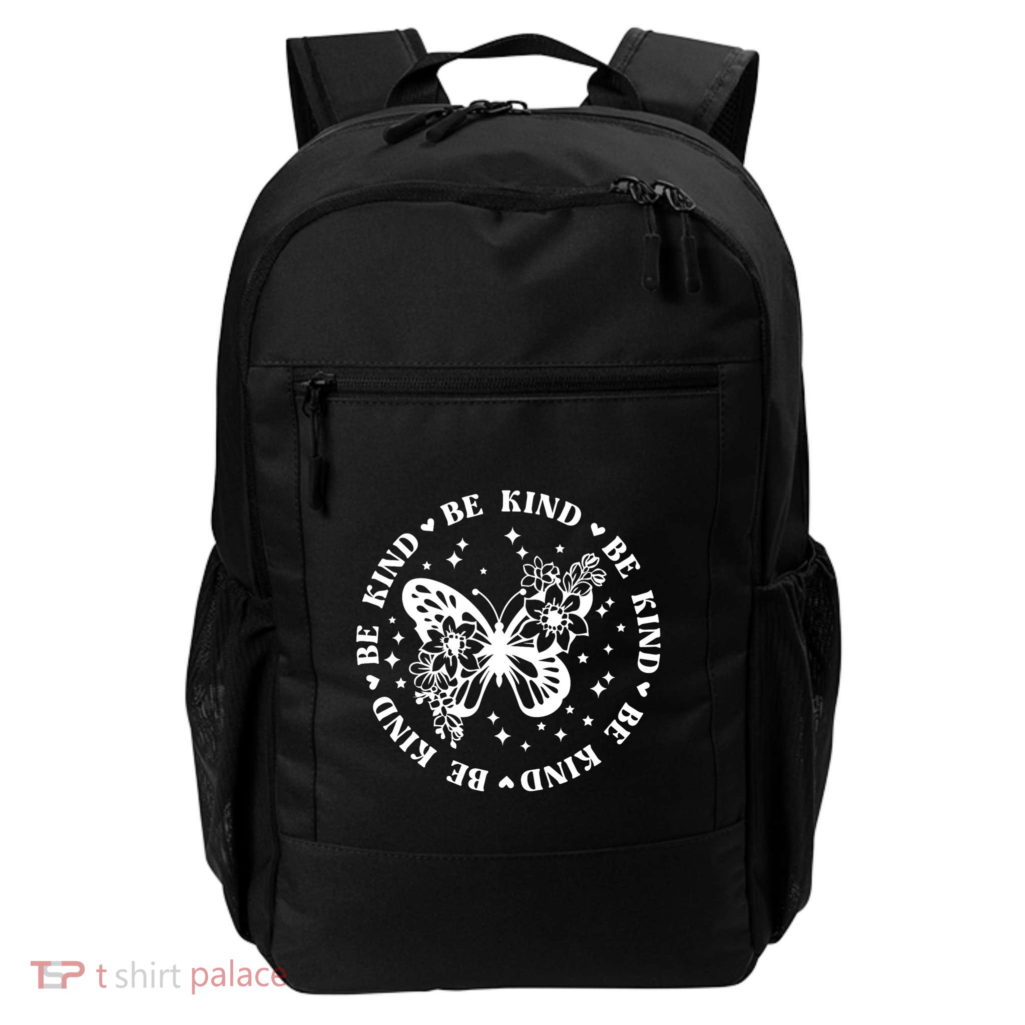 Unity Day Orange Be Kind Flowers And Butterfly Anti Bullying Daily Commute Backpack