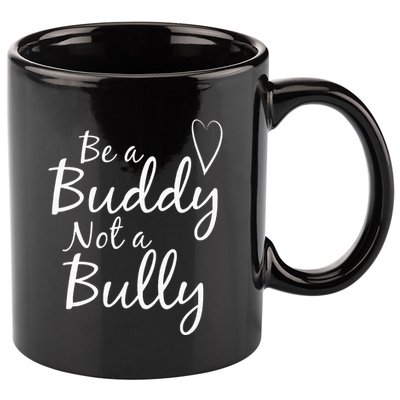 UNITY DAY Orange Be A Buddy Not A Bully Anti Bullying 11oz C Handle Ceramic Mug
