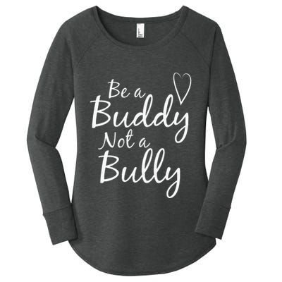 UNITY DAY Orange Be A Buddy Not A Bully Anti Bullying Women's Perfect Tri Tunic Long Sleeve Shirt