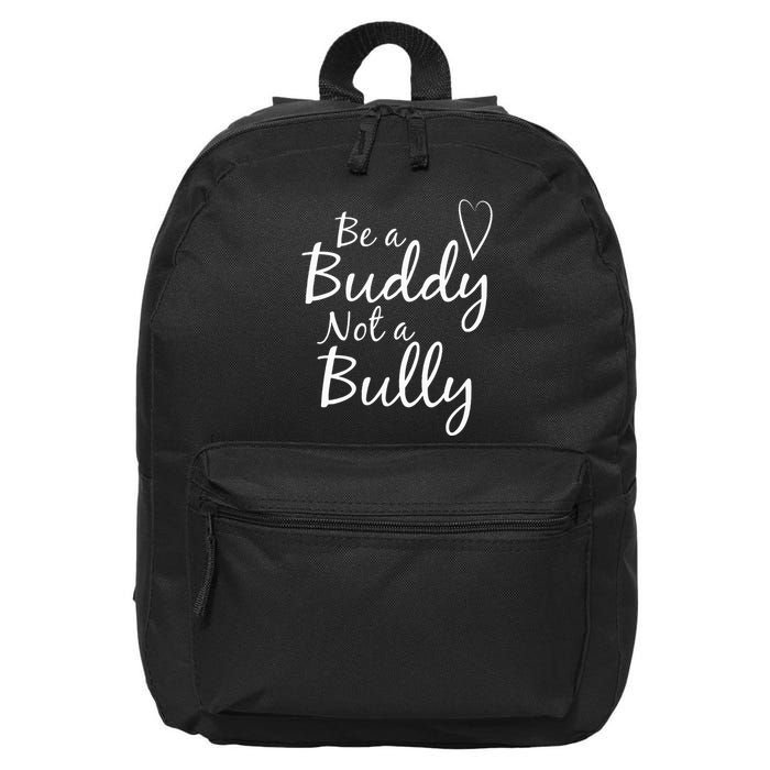 UNITY DAY Orange Be A Buddy Not A Bully Anti Bullying 16 in Basic Backpack