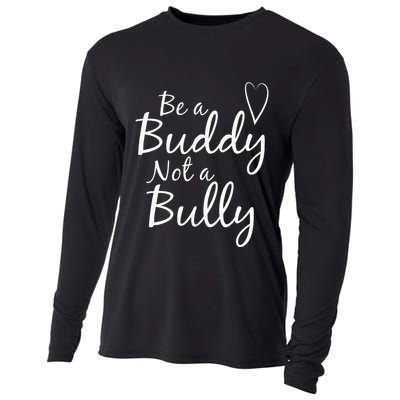 UNITY DAY Orange Be A Buddy Not A Bully Anti Bullying Cooling Performance Long Sleeve Crew