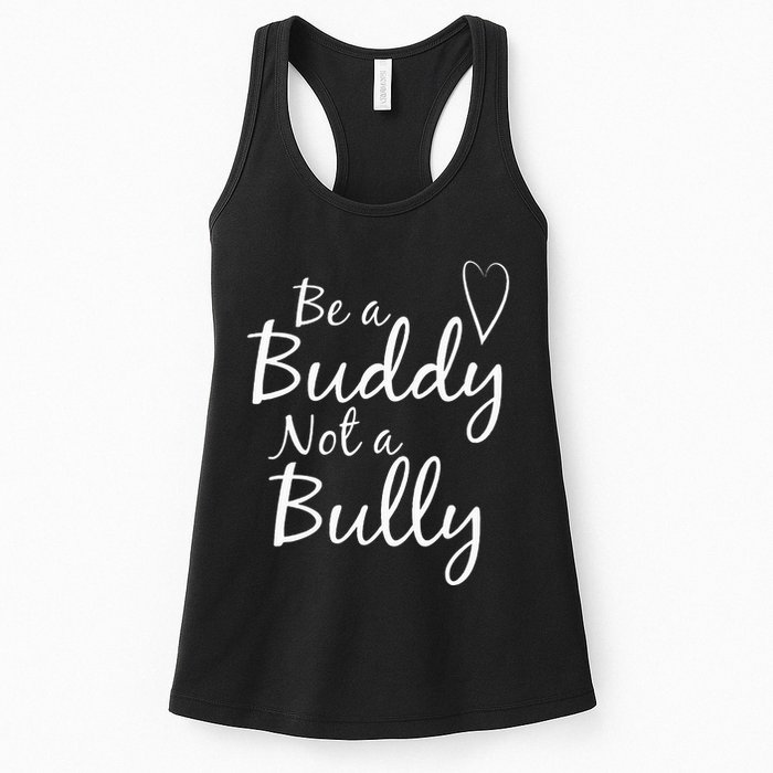 UNITY DAY Orange Be A Buddy Not A Bully Anti Bullying Womens Tank Top