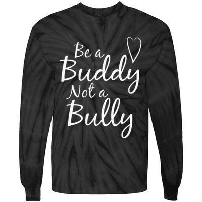 UNITY DAY Orange Be A Buddy Not A Bully Anti Bullying Tie-Dye Long Sleeve Shirt