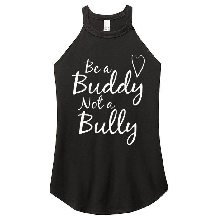 UNITY DAY Orange Be A Buddy Not A Bully Anti Bullying Women's Perfect Tri Rocker Tank