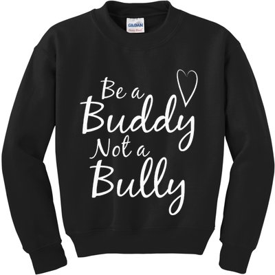 UNITY DAY Orange Be A Buddy Not A Bully Anti Bullying Kids Sweatshirt