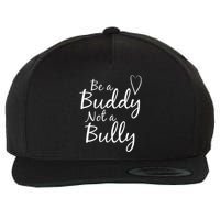 UNITY DAY Orange Be A Buddy Not A Bully Anti Bullying Wool Snapback Cap
