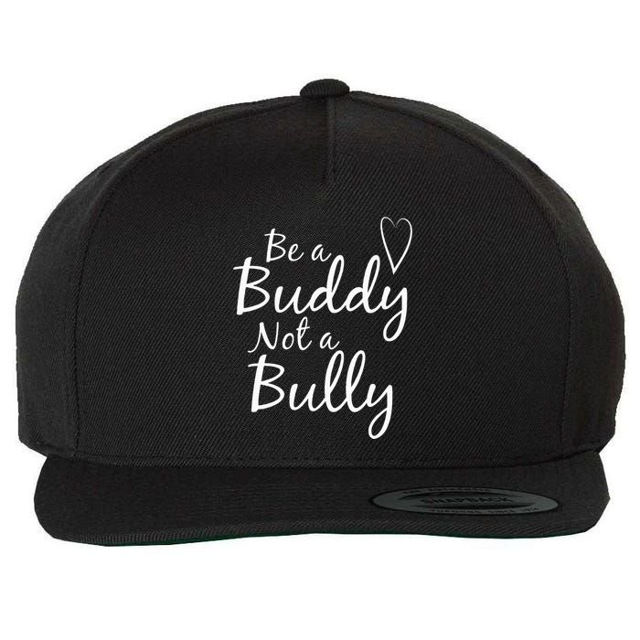 UNITY DAY Orange Be A Buddy Not A Bully Anti Bullying Wool Snapback Cap