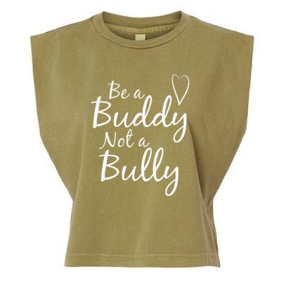 UNITY DAY Orange Be A Buddy Not A Bully Anti Bullying Garment-Dyed Women's Muscle Tee