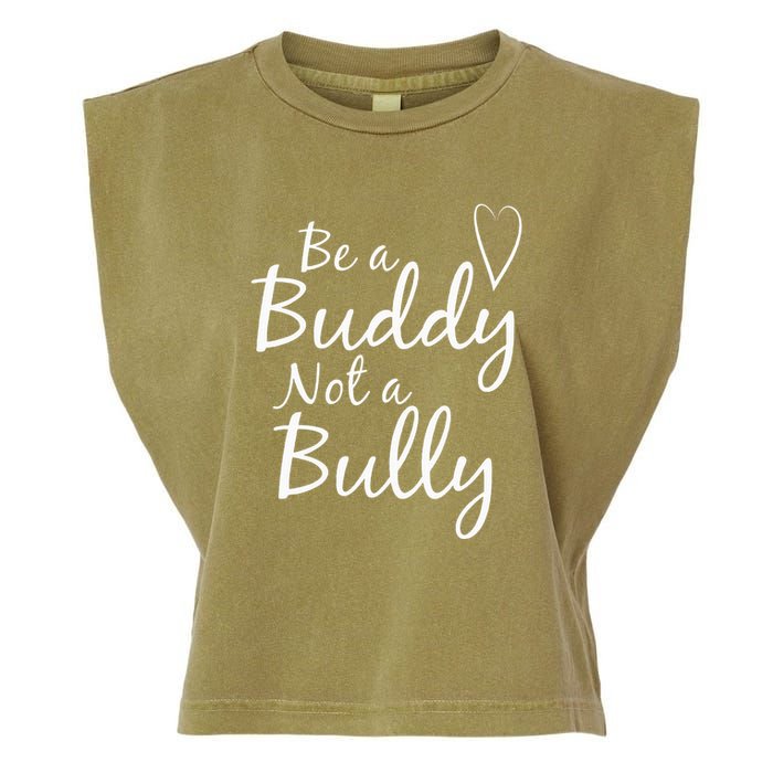 UNITY DAY Orange Be A Buddy Not A Bully Anti Bullying Garment-Dyed Women's Muscle Tee