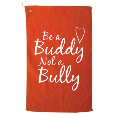 UNITY DAY Orange Be A Buddy Not A Bully Anti Bullying Golf Towel