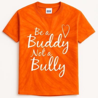 UNITY DAY Orange Be A Buddy Not A Bully Anti Bullying Kids Tie-Dye T-Shirt