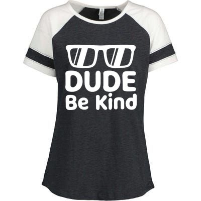 Unity Day Orange 2024 For Dude Be Kind Enza Ladies Jersey Colorblock Tee