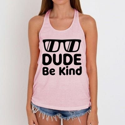 Unity Day Orange 2024 For Dude Be Kind Women's Knotted Racerback Tank