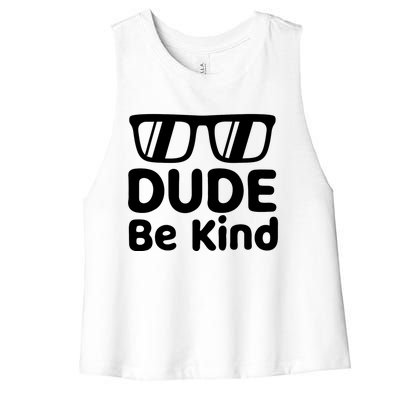 Unity Day Orange 2024 For Dude Be Kind Women's Racerback Cropped Tank