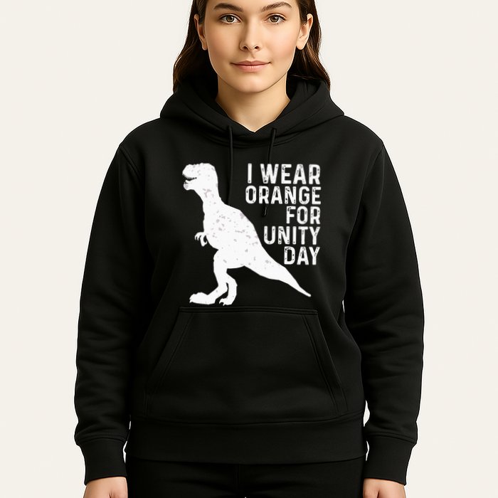 Unity Day Orange Kids Unity Day Dinosaur Hoodie