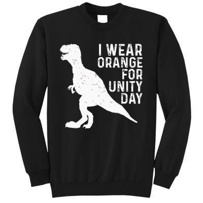 Unity Day Orange Kids Unity Day Dinosaur Sweatshirt