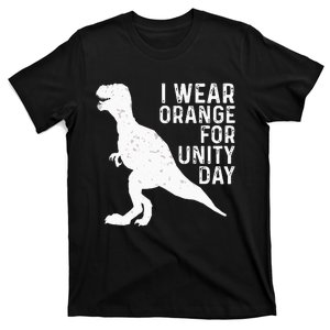 Unity Day Orange Kids Unity Day Dinosaur T-Shirt