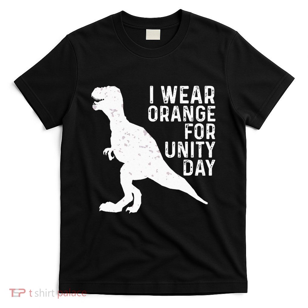 Unity Day Orange Kids Unity Day Dinosaur T-Shirt