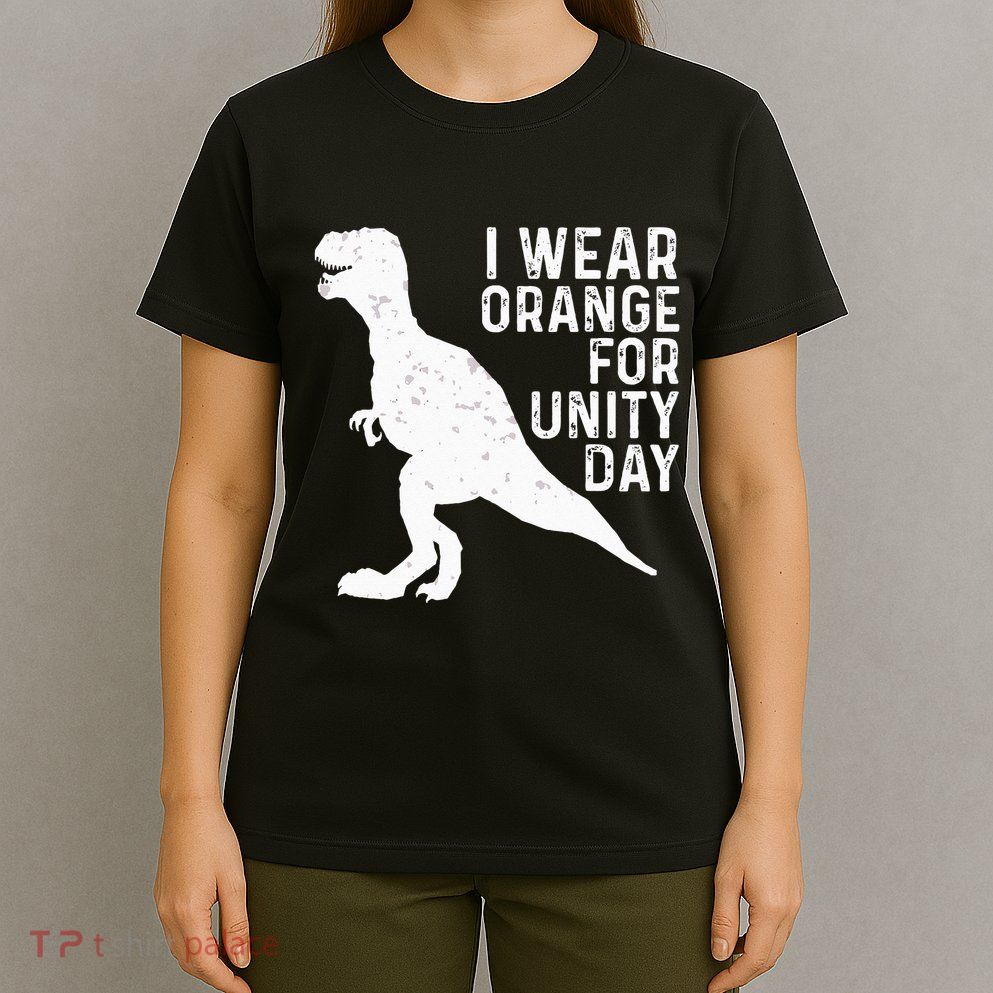 Unity Day Orange Kids Unity Day Dinosaur T-Shirt
