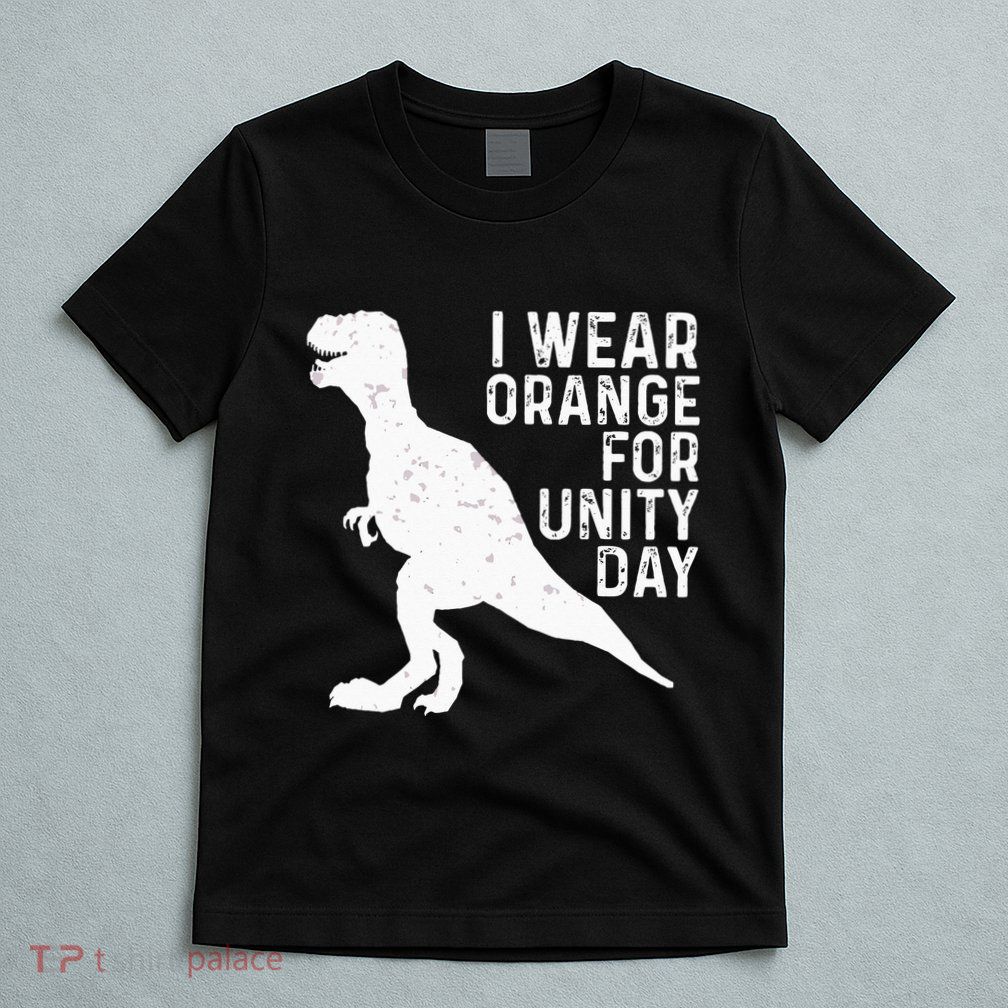 Unity Day Orange Kids Unity Day Dinosaur T-Shirt