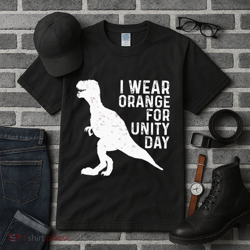 Unity Day Orange Kids Unity Day Dinosaur Tall T-Shirt