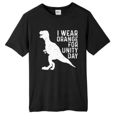 Unity Day Orange Kids Unity Day Dinosaur Tall Fusion ChromaSoft Performance T-Shirt